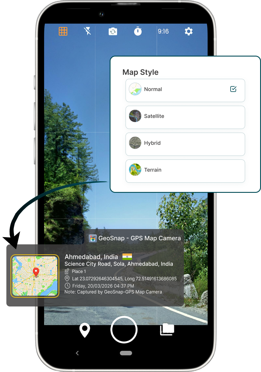 GPS Map Camera